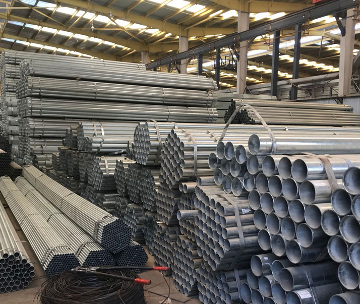 池州q235b热镀锌带钢管